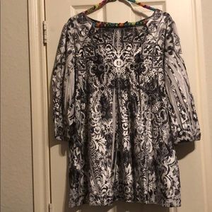 White/black Blouse